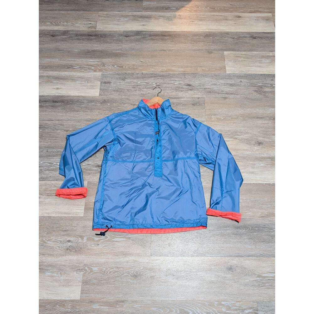 Patagonia Lightweight Ripstop Nylon Pullover Snap-T Blue Pink Gorpcore Large